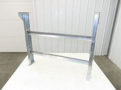 36"W Conveyor Leg Stationary Floor Support 30" to 43"H Galvanized