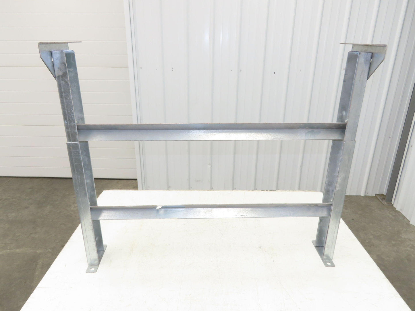 36"W Conveyor Leg Stationary Floor Support 30" to 43"H Galvanized