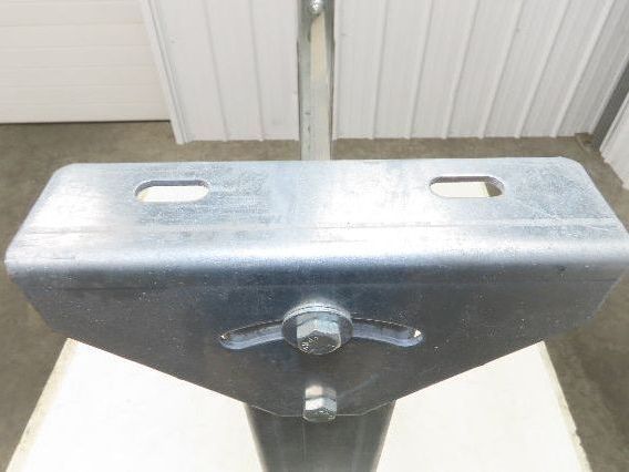 36"W Conveyor Leg Stationary Floor Support 30" to 43"H Galvanized