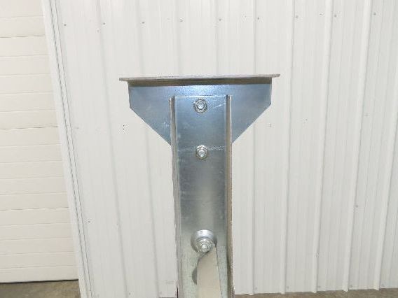 36"W Conveyor Leg Stationary Floor Support 30" to 43"H Galvanized