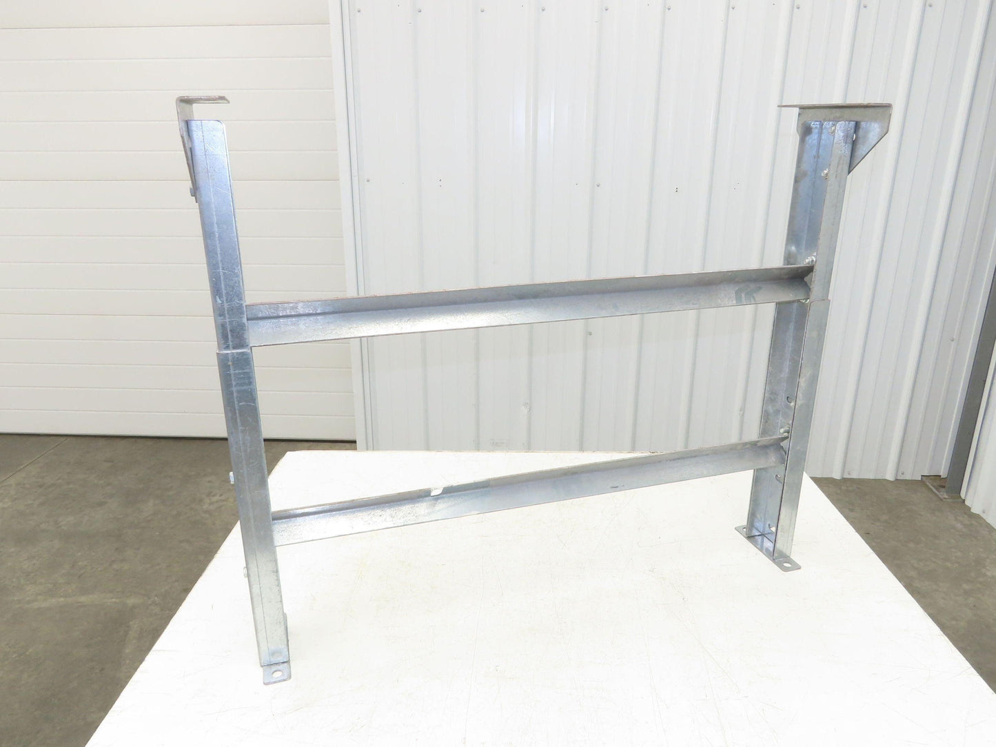 36"W Conveyor Leg Stationary Floor Support 30" to 43"H Galvanized