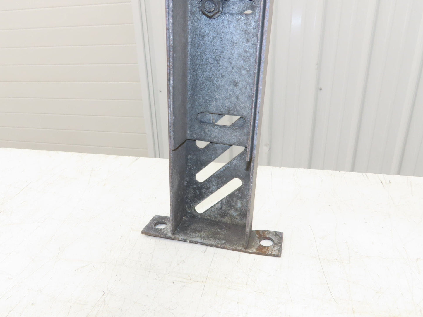 33-3/4"W Conveyor Leg Stationary Floor Support 30" to 43"H Galvanized