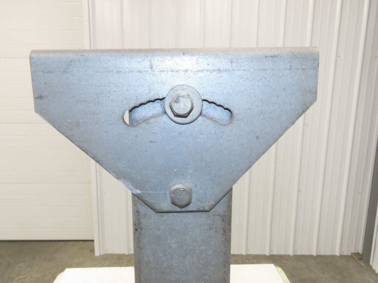 33-3/4"W Conveyor Leg Stationary Floor Support 30" to 43"H Galvanized