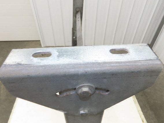 33-3/4"W Conveyor Leg Stationary Floor Support 30" to 43"H Galvanized
