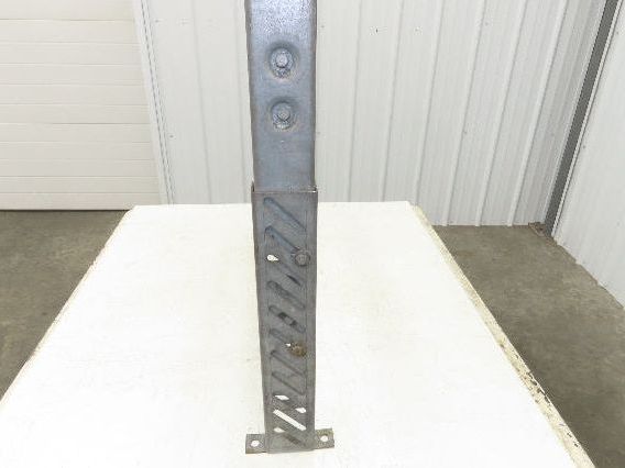 33-3/4"W Conveyor Leg Stationary Floor Support 30" to 43"H Galvanized