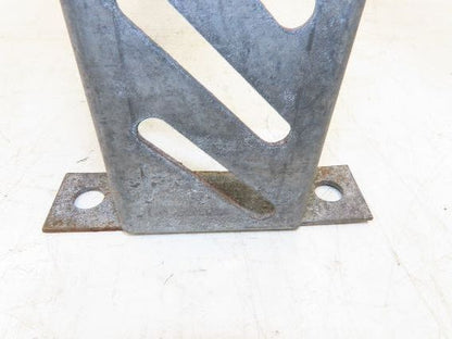33-3/4"W Conveyor Leg Stationary Floor Support 30" to 43"H Galvanized