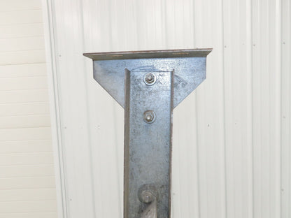 33-3/4"W Conveyor Leg Stationary Floor Support 30" to 43"H Galvanized