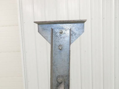 33-3/4"W Conveyor Leg Stationary Floor Support 30" to 43"H Galvanized