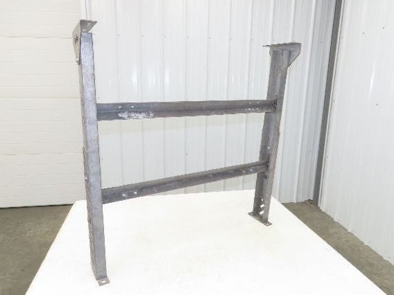33-3/4"W Conveyor Leg Stationary Floor Support 30" to 43"H Galvanized