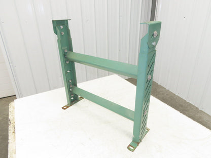 24"W Conveyor Leg Stationary Floor Support GREEN 24" to 38-1/2"H