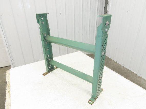24"W Conveyor Leg Stationary Floor Support GREEN 24" to 38-1/2"H