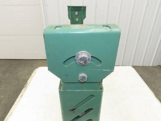 24"W Conveyor Leg Stationary Floor Support GREEN 24" to 38-1/2"H