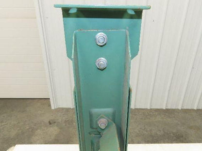 24"W Conveyor Leg Stationary Floor Support GREEN 24" to 38-1/2"H