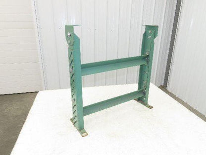 24"W Conveyor Leg Stationary Floor Support GREEN 24" to 38-1/2"H