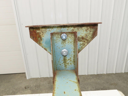 Hytrol LS-6 18"W Conveyor Leg Stationary Floor Support 24" to 36"H