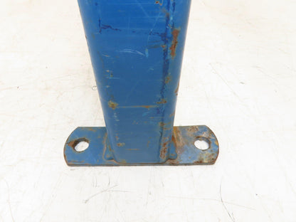 24-1/2"W Conveyor Leg Stationary Floor Support BLUE 22" to 36"H