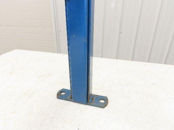 24-1/2"W Conveyor Leg Stationary Floor Support BLUE 22" to 36"H