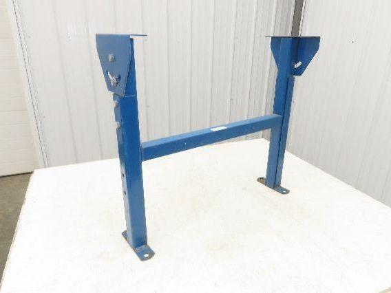 24-1/2"W Conveyor Leg Stationary Floor Support BLUE 22" to 36"H