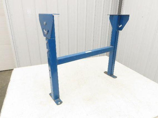 24-1/2"W Conveyor Leg Stationary Floor Support BLUE 22" to 36"H