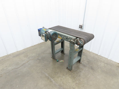 Hytrol 14"x 35" Slider Bed Conveyor 11" Belt .5Hp 230/460V 3PH 34 FPM