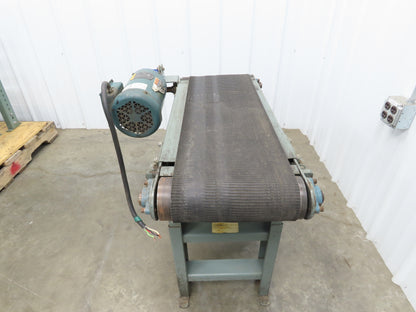 Hytrol 14"x 35" Slider Bed Conveyor 11" Belt .5Hp 230/460V 3PH 34 FPM