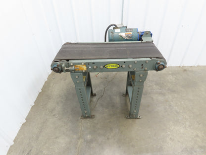 Hytrol 14"x 35" Slider Bed Conveyor 11" Belt .5Hp 230/460V 3PH 34 FPM