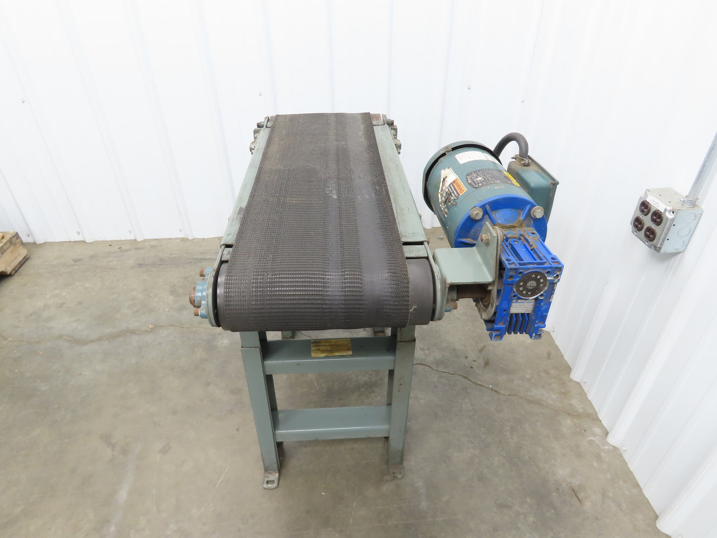 Hytrol 14"x 35" Slider Bed Conveyor 11" Belt .5Hp 230/460V 3PH 34 FPM