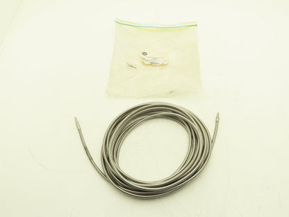 Allen Bradley 99-436-1360T9 Glass Fiber Optic Cable Stainless 30Ft Length Ser C