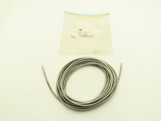 Allen Bradley 99-436-1360T9 Glass Fiber Optic Cable Stainless 30Ft Length Ser C