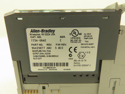 Allen Bradley 1734-OB4E Digital Output Module 4-Point 24vDC F/W 3.022 Lot of 4