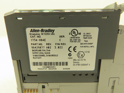 Allen Bradley 1734-OB4E Digital Output Module 4-Point 24vDC F/W 3.022 Lot of 4