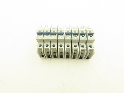 Allen Bradley 1489-A1C010 | 1489-A1C020 Circuit Breaker 1-Pole 1A/2A Lot of 8