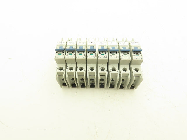 Allen Bradley 1489-A1C010 | 1489-A1C020 Circuit Breaker 1-Pole 1A/2A Lot of 8