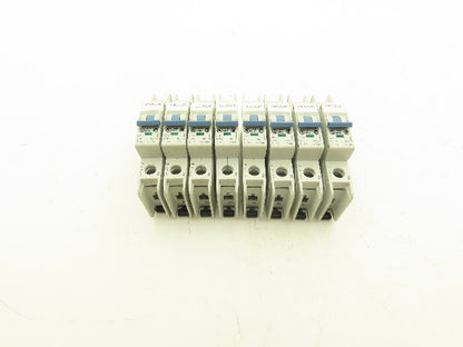 Allen Bradley 1489-A1C010 | 1489-A1C020 Circuit Breaker 1-Pole 1A/2A Lot of 8