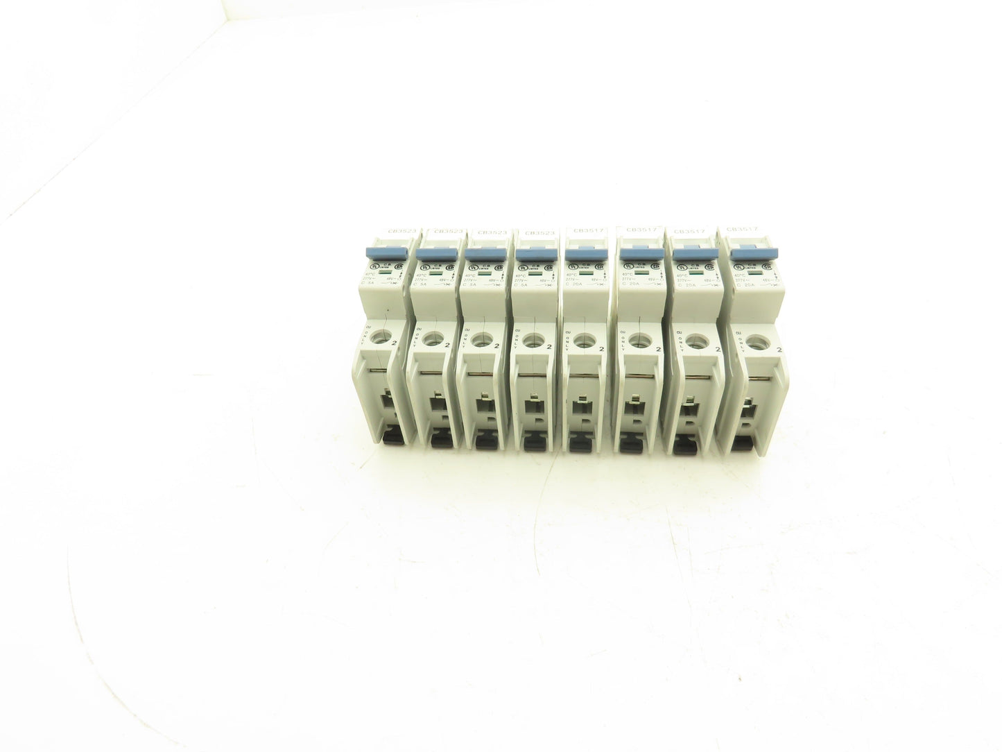 Allen Bradley 1489-A1C050 | 1489-A1C200 Circuit Breaker 1-Pole 5A/20A Lot of 8