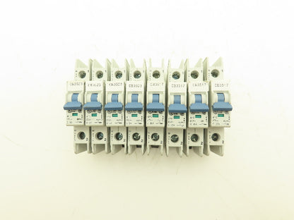 Allen Bradley 1489-A1C050 | 1489-A1C200 Circuit Breaker 1-Pole 5A/20A Lot of 8