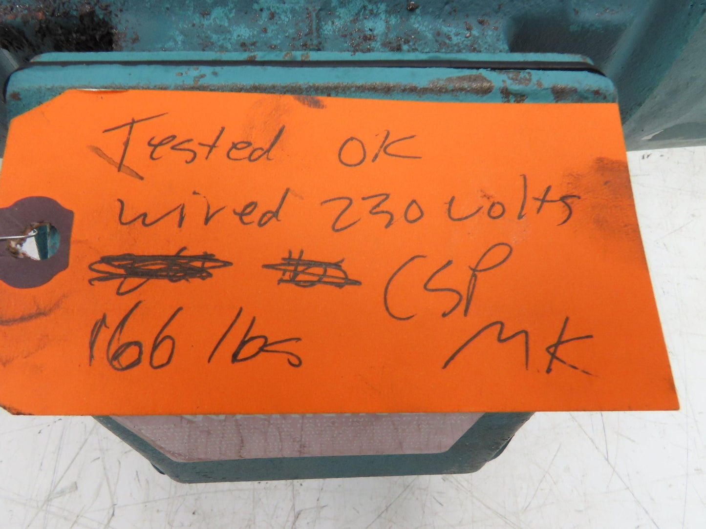 Reliance VXS Variable Speed AC Motor 5Hp 1750-2660 RPM 230V 3PH 215TC P21G3902A