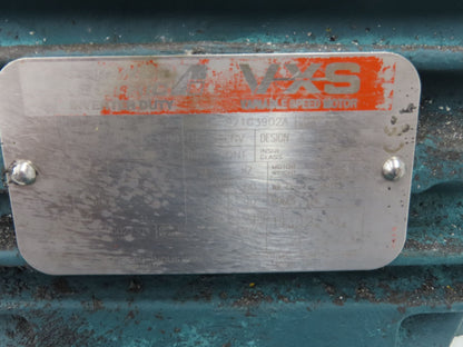 Reliance VXS Variable Speed AC Motor 5Hp 1750-2660 RPM 230V 3PH 215TC P21G3902A