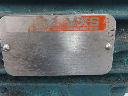 Reliance VXS Variable Speed AC Motor 5Hp 1750-2660 RPM 230V 3PH 215TC P21G3902A