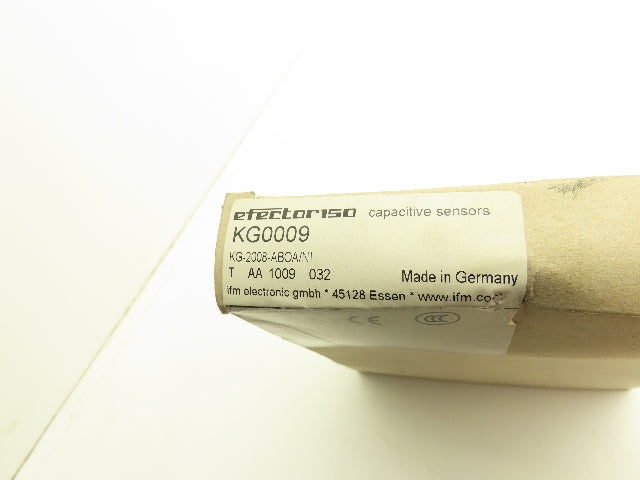IFM Efector KG0009 Capacitive Sensor 18mm Barrel Type 20-250V AC/DC NO