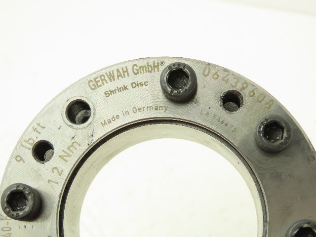 Gerwah PSV 5003 NG 40-K Shrink Disc Hollow Shaft Coupling Adapter 54mm ID