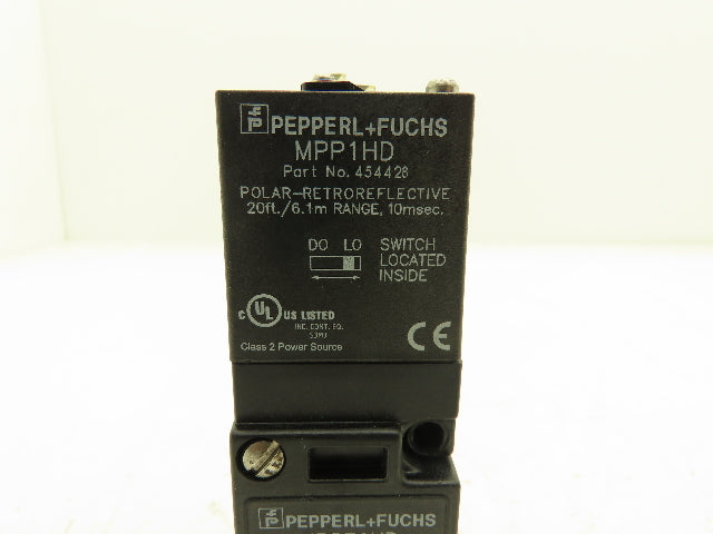 Pepperl+Fuchs Photoelectric Sensor Scanning Head 4 Wire NPN Base Retroreflective