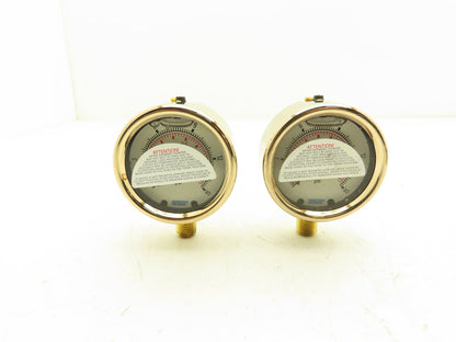 Wika 9734117 Pressure Gauge Liquid Filled 2-1/2" Dial 15psiBar 1/4" NPT Lot of 2