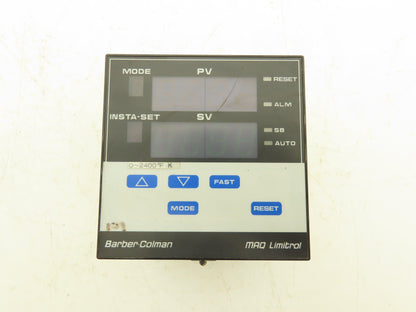 Barber Coleman MAQ 8-01900-001-0 Limitrol Temperature Controller 1/4 DIN Scratch