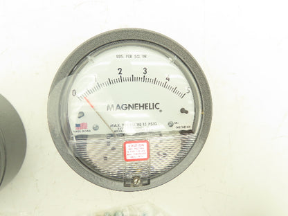 Dwyer 2205 Magnehelic Differential Pressure Gauge 0-6" 15 PSIG