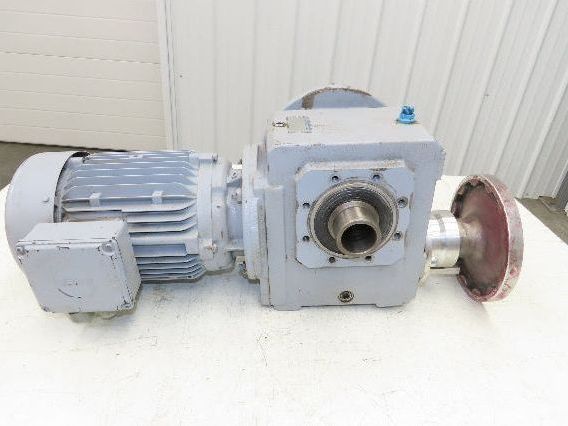 Dietz/Stober S402SF0290D100K4 Gearmotor 60 RPM 2.2Kw 277/480V 3PH Hollow Shaft