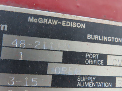 Masoneilan 48-21114 Pneumatic Diaphragm 1" Control Valve *Butt Weld Ends are Cut