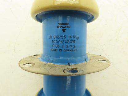 Draloric DB 045155 Capacitor 1000pF Picofarad 14.5kVp