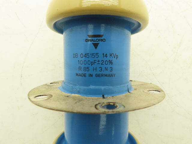 Draloric DB 045155 Capacitor 1000pF Picofarad 14.5kVp