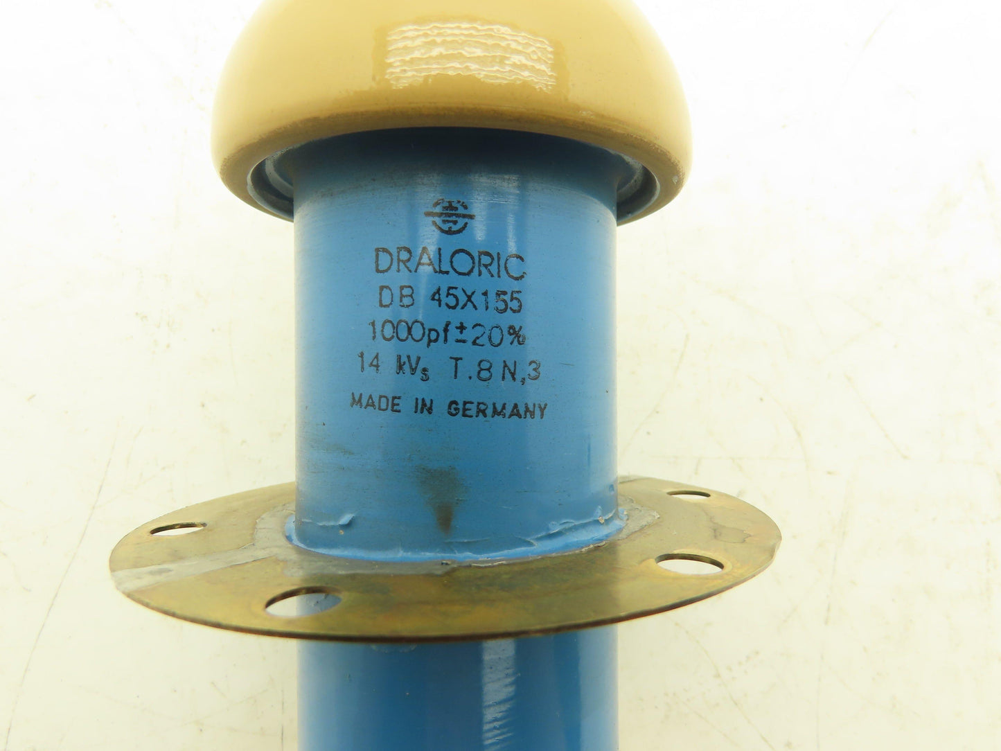 Draloric DB 45X155 Capacitor 1000pF Picofarad 14.5kVs
